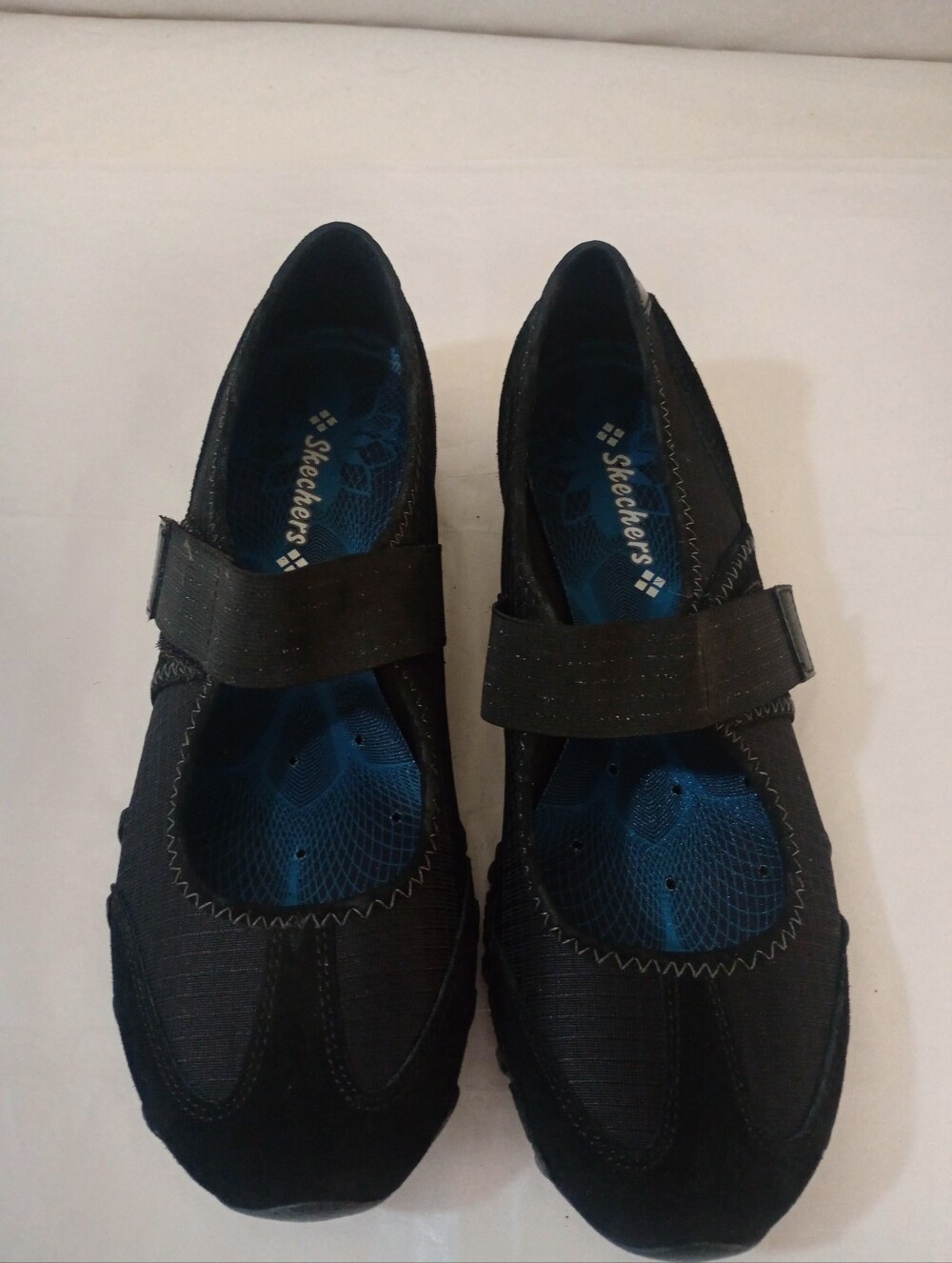 Skechers Black Mary Jane Slip-On Shoes